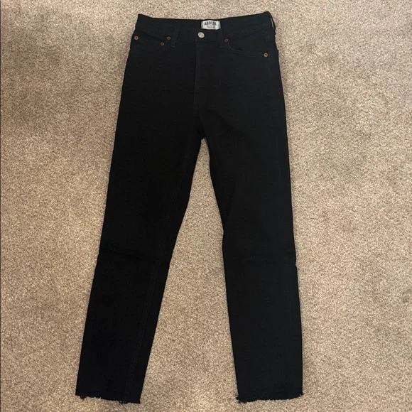 Agolde Premium Black Jeans - Picture 1 of 5